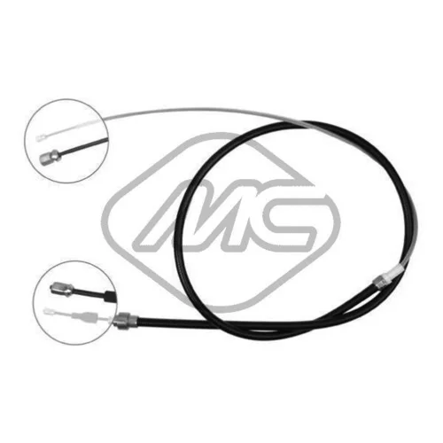 Ťažné lanko parkovacej brzdy Metalcaucho 80084