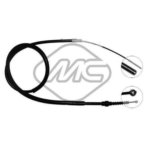 Ťažné lanko parkovacej brzdy Metalcaucho 80342