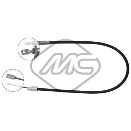 Ťažné lanko parkovacej brzdy Metalcaucho 80971
