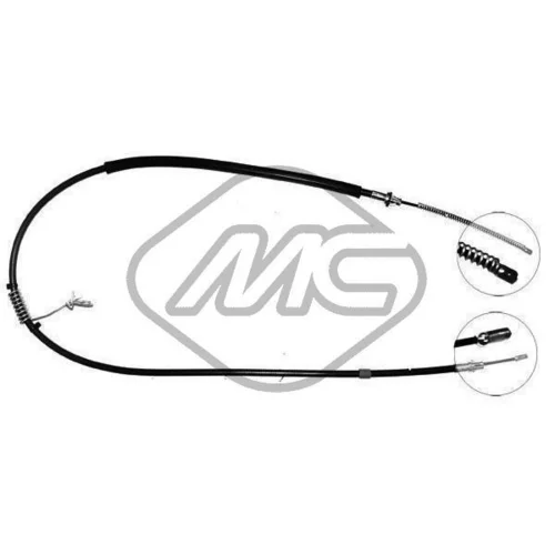 Ťažné lanko parkovacej brzdy Metalcaucho 81815