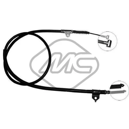 Ťažné lanko parkovacej brzdy Metalcaucho 82305