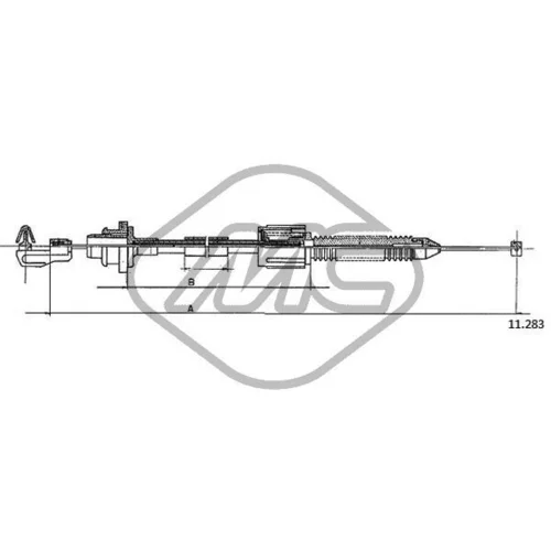 Plynové lanko Metalcaucho 83178