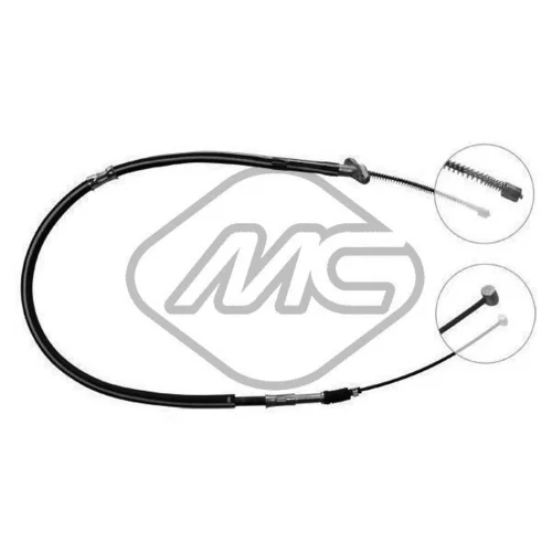 Ťažné lanko parkovacej brzdy Metalcaucho 83497