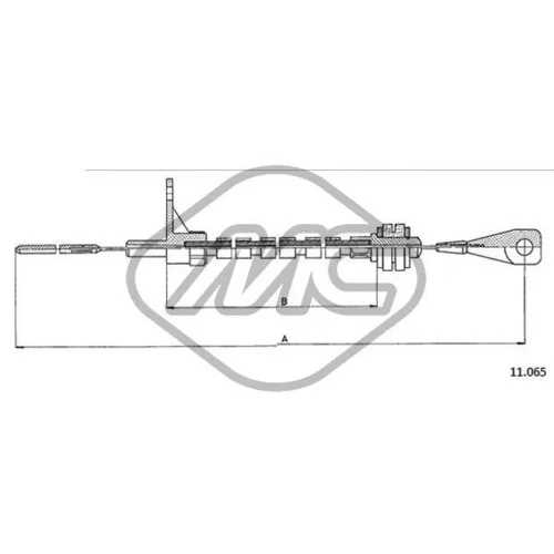 Plynové lanko Metalcaucho 83814
