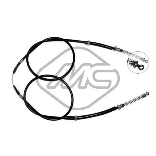 Ťažné lanko parkovacej brzdy Metalcaucho 81282