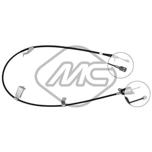 Ťažné lanko parkovacej brzdy Metalcaucho 82361