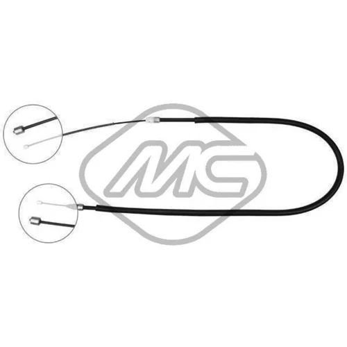 Ťažné lanko parkovacej brzdy Metalcaucho 83068