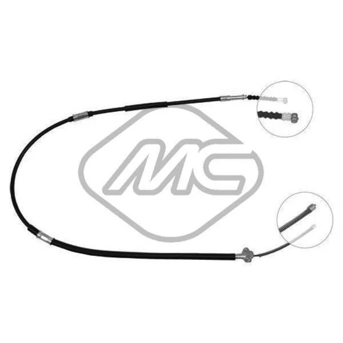 Ťažné lanko parkovacej brzdy Metalcaucho 83505