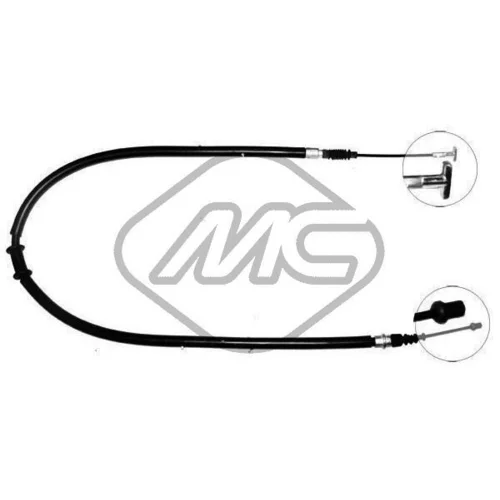 Ťažné lanko parkovacej brzdy Metalcaucho 81367