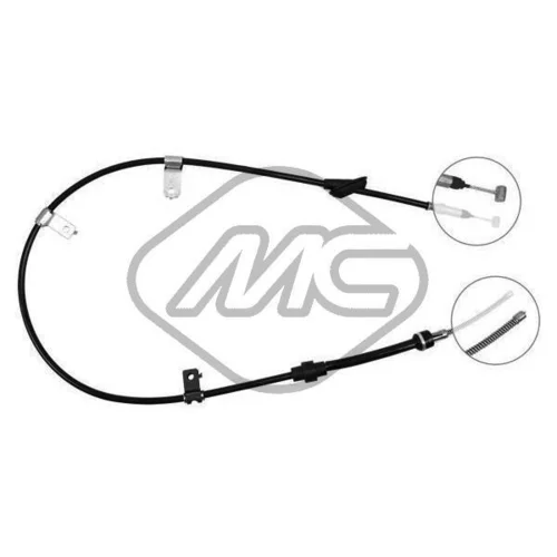 Ťažné lanko parkovacej brzdy Metalcaucho 82161