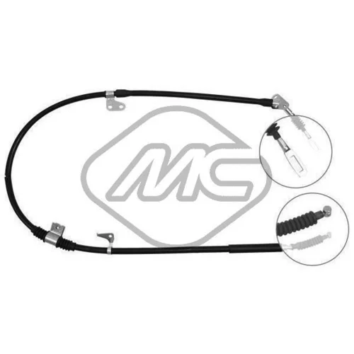Ťažné lanko parkovacej brzdy Metalcaucho 82189