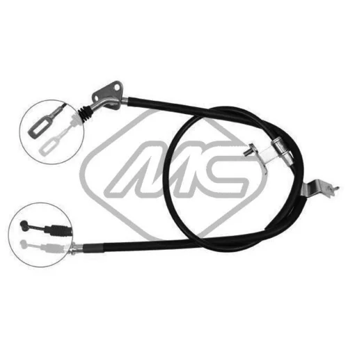 Ťažné lanko parkovacej brzdy Metalcaucho 82218