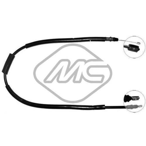 Ťažné lanko parkovacej brzdy Metalcaucho 83020