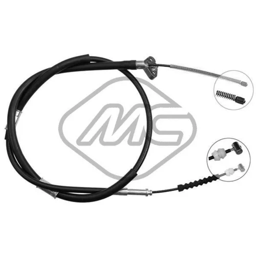 Ťažné lanko parkovacej brzdy Metalcaucho 83450