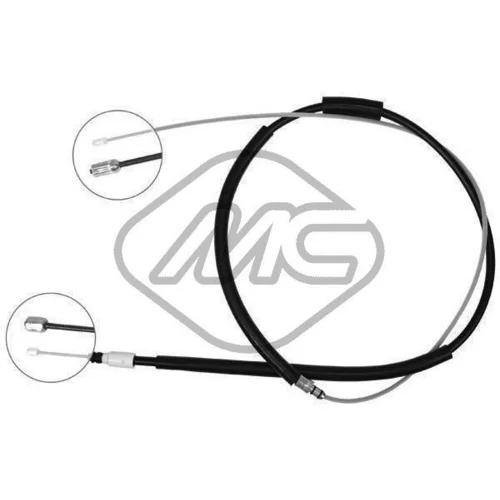 Ťažné lanko parkovacej brzdy Metalcaucho 80166