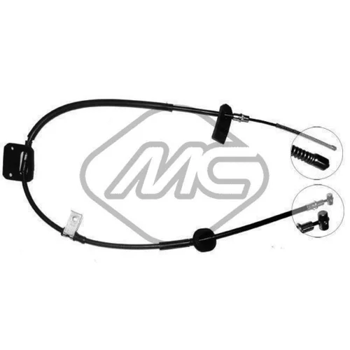 Ťažné lanko parkovacej brzdy Metalcaucho 80259