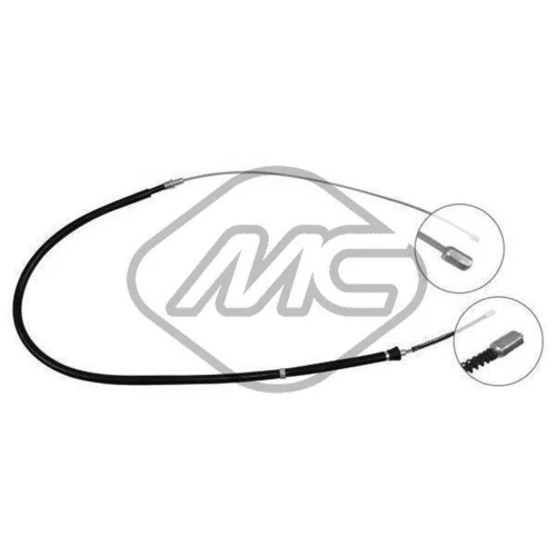 Ťažné lanko parkovacej brzdy Metalcaucho 80372