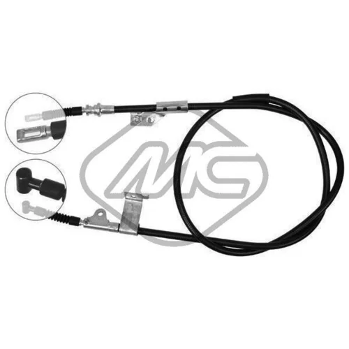 Ťažné lanko parkovacej brzdy Metalcaucho 82353