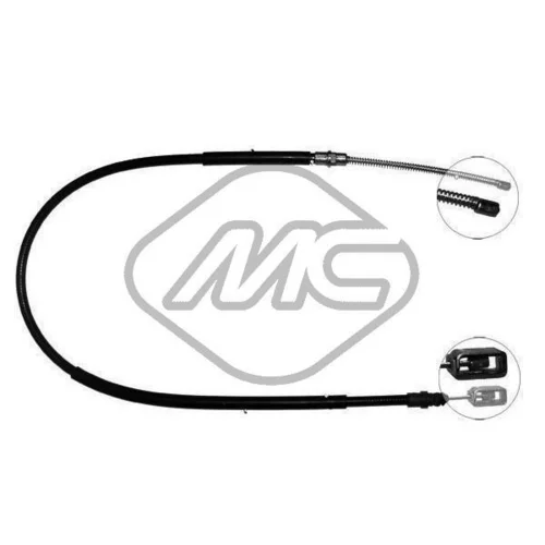 Ťažné lanko parkovacej brzdy Metalcaucho 83029