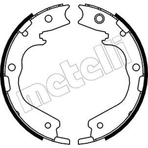 Sada brzd. čeľustí parkov. brzdy METELLI 53-0195