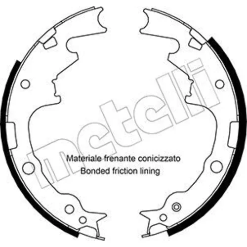 Sada brzdových čeľustí METELLI 53-0357