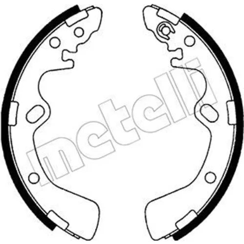 Sada brzdových čeľustí METELLI 53-0580