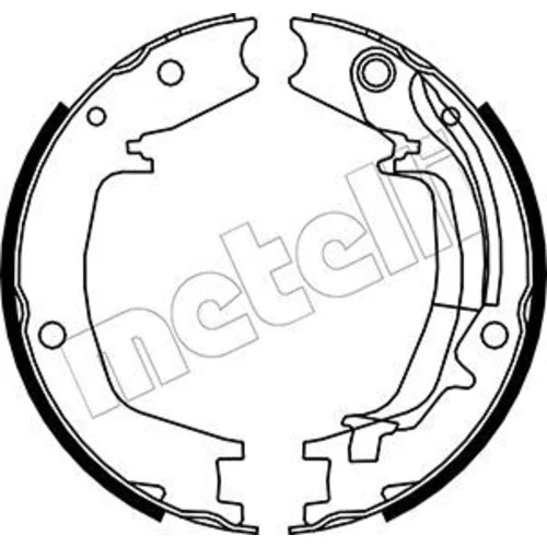 Sada brzd. čeľustí parkov. brzdy METELLI 53-0179Y