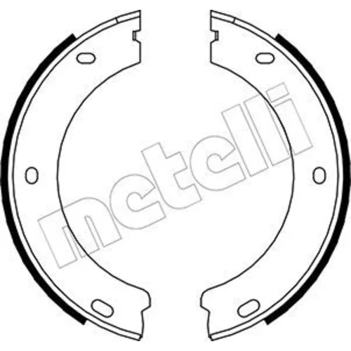 Sada brzd. čeľustí parkov. brzdy 53-0325 /METELLI/