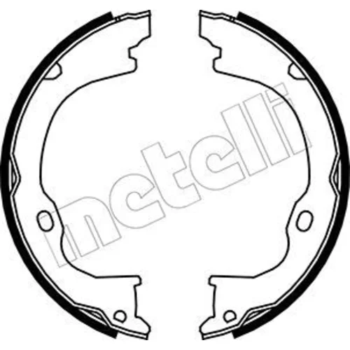 Sada brzd. čeľustí parkov. brzdy METELLI 53-0363