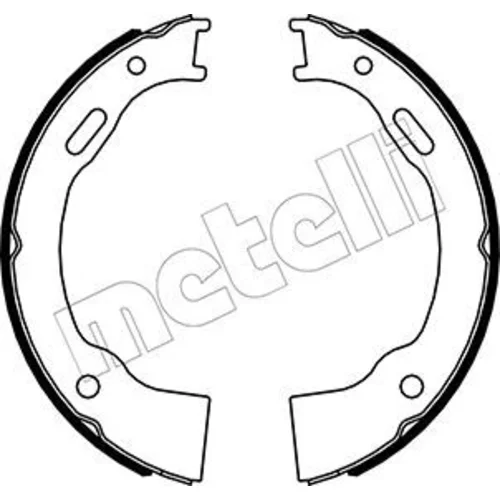 Sada brzd. čeľustí parkov. brzdy METELLI 53-0514