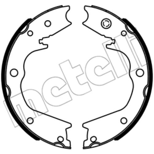 Sada brzd. čeľustí parkov. brzdy METELLI 53-0733