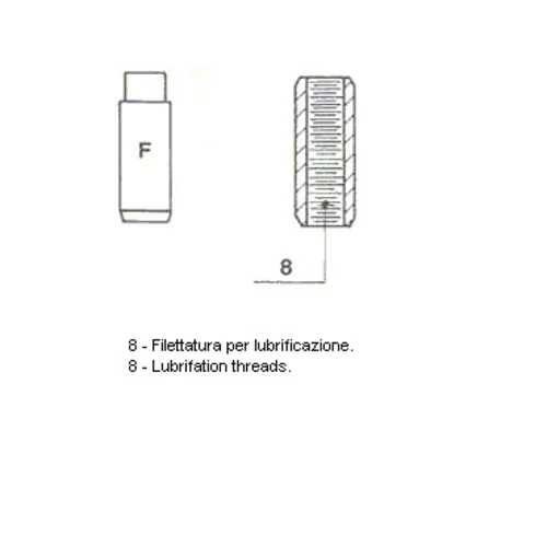 Vodítko ventilu METELLI 01-2327
