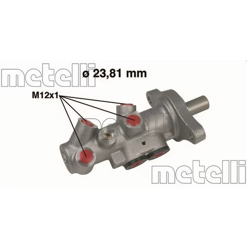 Hlavný brzdový valec METELLI 05-0295