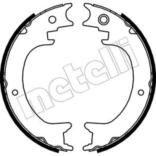 Sada brzd. čeľustí parkov. brzdy METELLI 53-0389