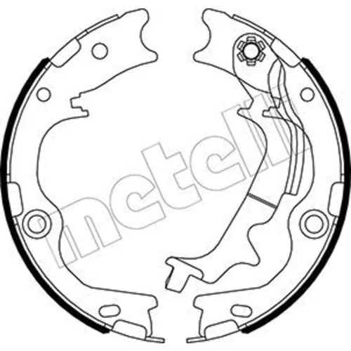 Sada brzd. čeľustí parkov. brzdy 53-0502 /METELLI/