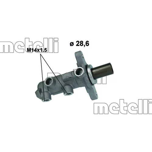 Hlavný brzdový valec METELLI 05-0848