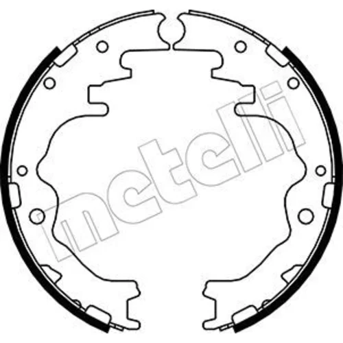 Sada brzdových čeľustí METELLI 53-0209