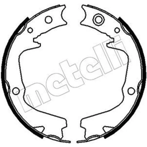 Sada brzd. čeľustí parkov. brzdy METELLI 53-0387