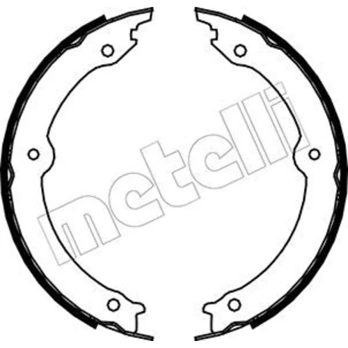 Sada brzd. čeľustí parkov. brzdy METELLI 53-0451