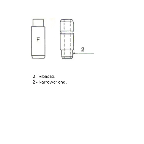 Vodítko ventilu METELLI 01-1333