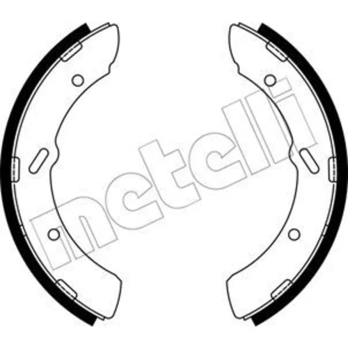 Sada brzdových čeľustí METELLI 53-0706