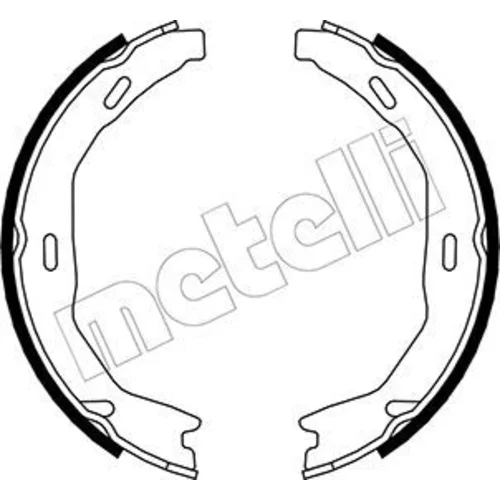 Sada brzd. čeľustí parkov. brzdy METELLI 53-0245