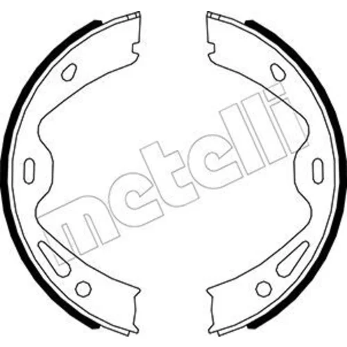 Sada brzd. čeľustí parkov. brzdy METELLI 53-0512