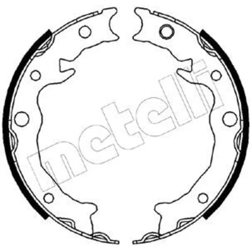Sada brzd. čeľustí parkov. brzdy METELLI 53-0538