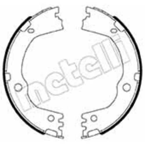 Sada brzd. čeľustí parkov. brzdy METELLI 53-0670