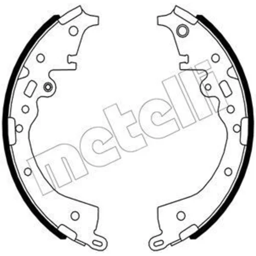 Sada brzdových čeľustí METELLI 53-0689
