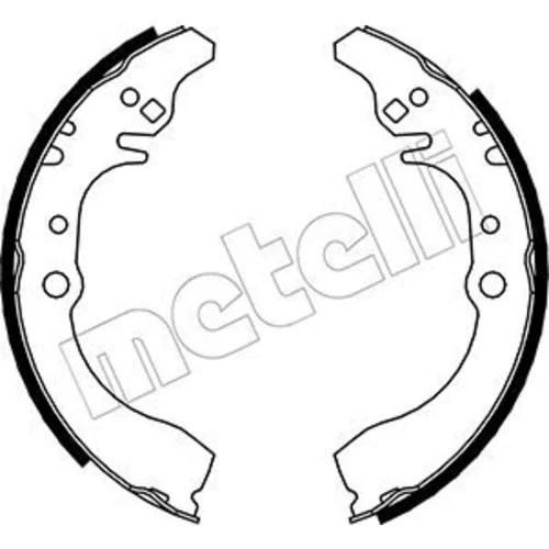 Sada brzdových čeľustí METELLI 53-0040