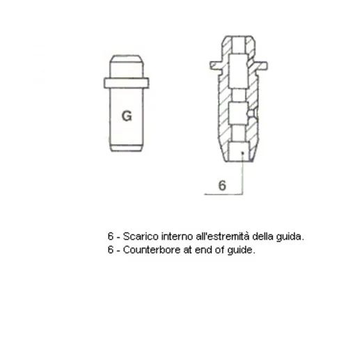 Vodítko ventilu METELLI 01-1545