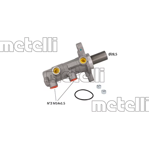 Hlavný brzdový valec METELLI 05-1283
