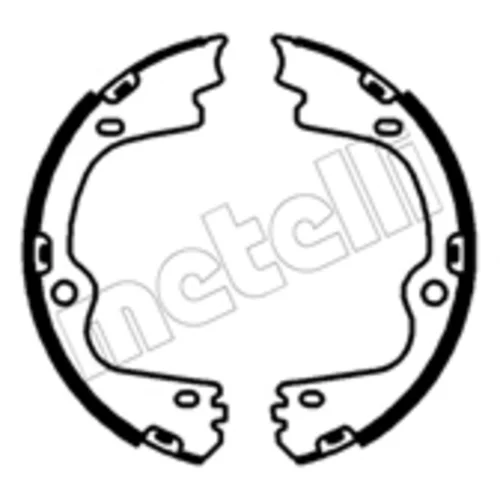 Sada brzd. čeľustí parkov. brzdy 53-0701 /METELLI/